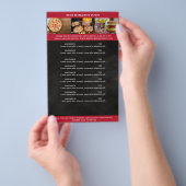 Schwarz, Rot Flyer (Hand)