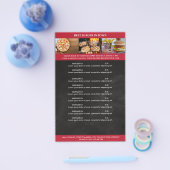 Schwarz, Rot Flyer (Enkel)