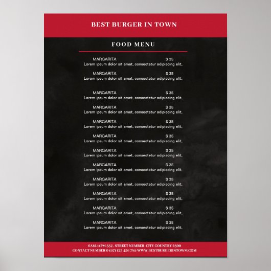 Schwarz, Rot Preishear Poster (Voorkant)