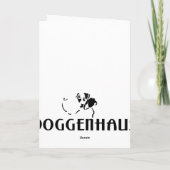 Schwarz Weiß Weihnachtskarten Feestdagen Kaart (Achterkant)