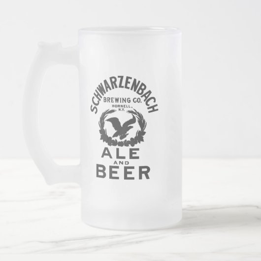 Schwarzenbach Brewing Co. Frosted Glass Mok (Links)