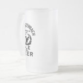 Schwarzenbach Brewing Co. Mug en verre dépoli (Devant gauche)