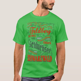 Schwarzwald Motiv zum Wandern 1 T-shirt