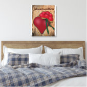 Schwarzwaldliebe Canvas Afdruk (Insitu (Slaapkamer))