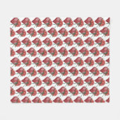 Schwarzwaldliebe Fleece Deken (Voorkant (Horizontaal))