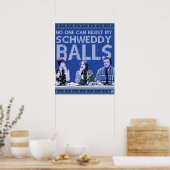 Schweddy Balls Ugly Sweater Poster (Keuken)