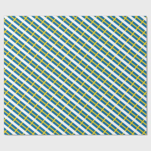 Schweden Flagge Cadeaupapier (Vlak)