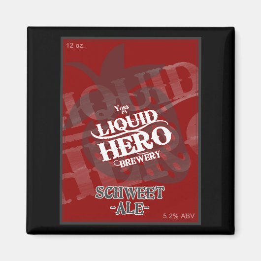 Schweet Ale Label Magneet (Voorkant)