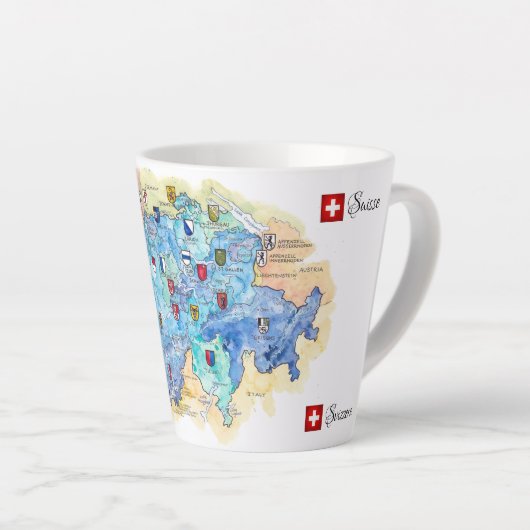 "Schweiz: 2021/heute - 26 Kantone  Latte Mok (Rechterhoek)