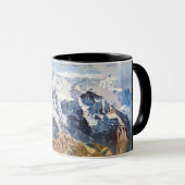 " Schweiz: 2021 - Jungfraujoch Panorama ... Tasse Mok (Voorkant rechts)