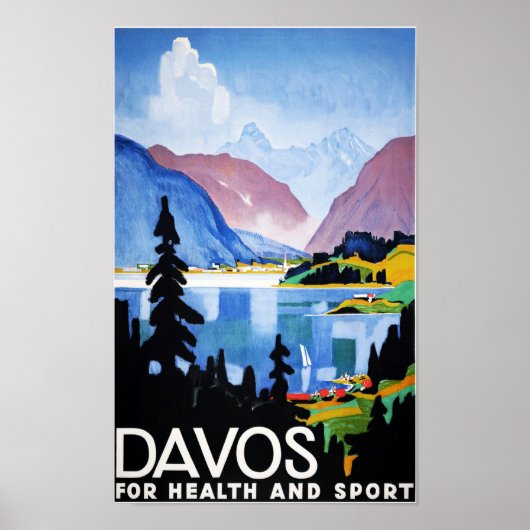 "Schweiz: 2022/heute - Davos Sommer Reise ... Poster (Voorkant)