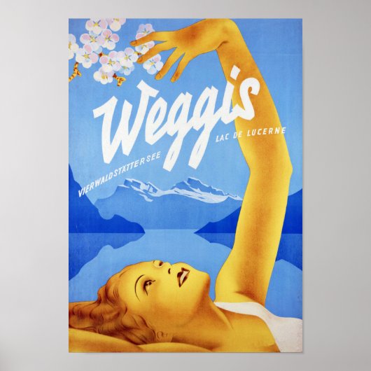 "Schweiz: 2022/heute - Weggis Vierwaldstättersee Poster (Voorkant)