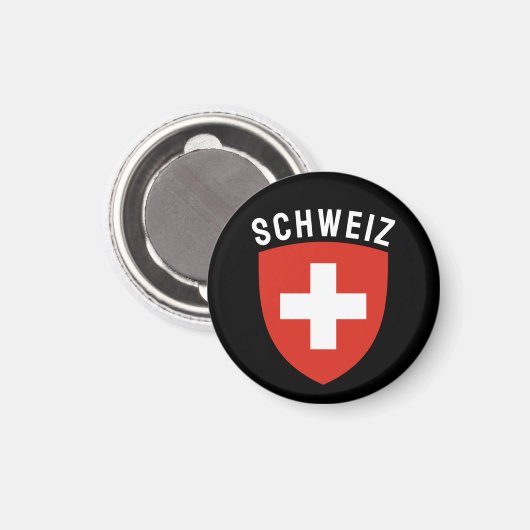 Schweiz (Duitstalig Zwitserland) Magneet (Voorkant / Achterkant)