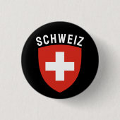 Schweiz (Duitstalig Zwitserland) Ronde Button 3,2 Cm (Voorkant)
