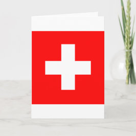 Schweiz Flagge Kaart