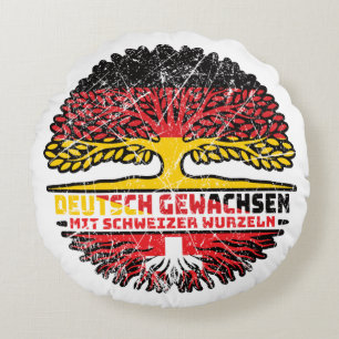 Schweiz Schweizer Deutsch Deutschland Baum Wurzel Rond Kussen