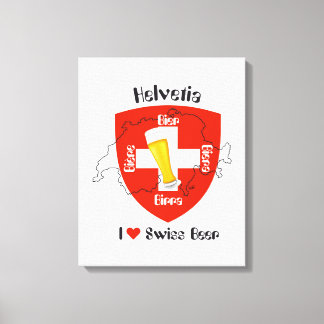 Schweiz Suisse Svizzera Svizra Switzerland Canvas Afdruk