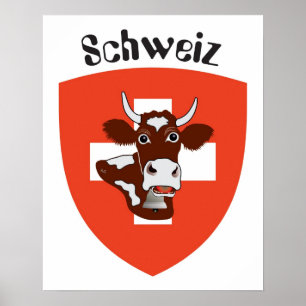 Schweiz, Suisse, Svizzera, Svizra, Zwitserland Poster