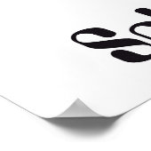 Schweiz, Suisse, Svizzera, Svizra, Zwitserland Poster (Hoek)