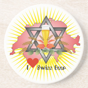 Schweiz - Zwitserland - Svizzera - Svizra - Switze Zandsteen Onderzetter