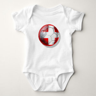 Schweiz Zwitserland voetbal fans cadeaus Romper