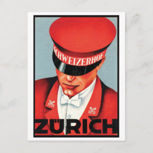 Schweizerhof Zurich Briefkaart