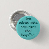 Schwer von Begriff! Ronde Button 3,2 Cm (Voorkant /achterkant)