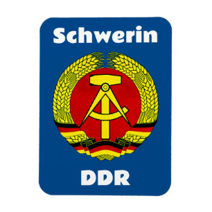 Schwerin, DDR, Schwerin, Duitsland, Oost-Duitse Os Magneet