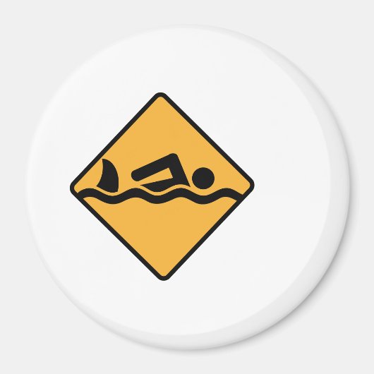 Schwimmen Magneet (Voorkant)