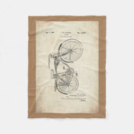 Schwinn Bicycle Fleece Blanket Deken
