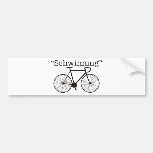 Schwinning Bumpersticker (Voorkant)