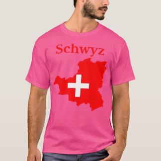 Schwyz kanton Zwitserland T-shirt