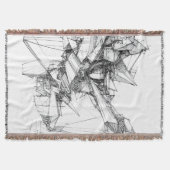 Sci-Fi Abstract Deken (Voorkant)