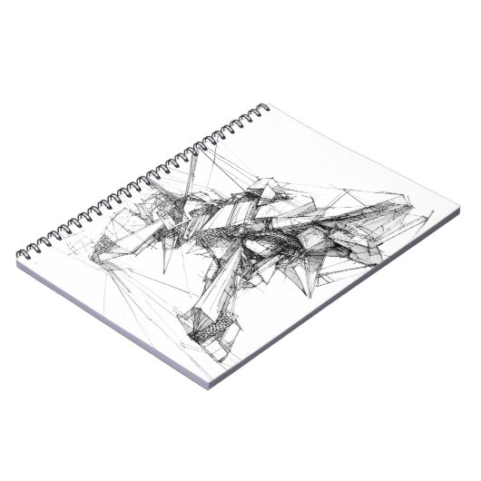 Sci-Fi Abstract Notitieboek (Linkerzijde)