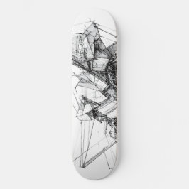 Sci-Fi Abstract Skateboard