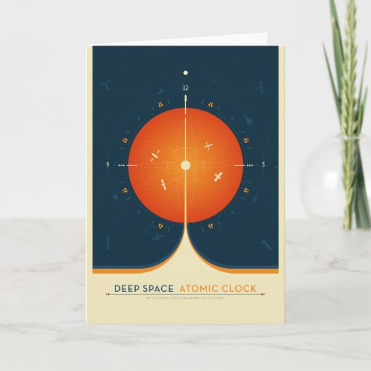 Sci-Fi Ad, Oranje atoomklok, Deep Space Kaart (Voorkant)