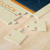 Sci-Fi Ad, Oranje atoomklok, Deep Space Legpuzzel (Zijkant)