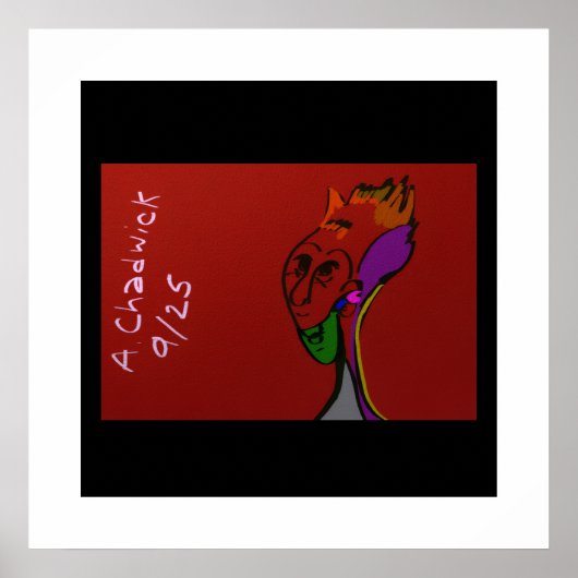 Sci-fi Alien Elder Leader Poster (Voorkant)