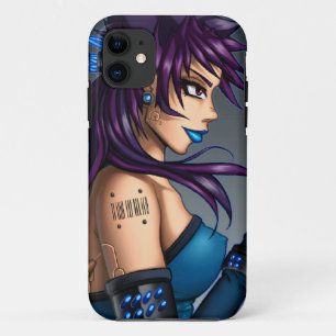 Sci-Fi Anime Girl iPhone 11 Hoesje