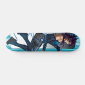 Sci-Fi Anime Girl Skateboard (Horizontaal)