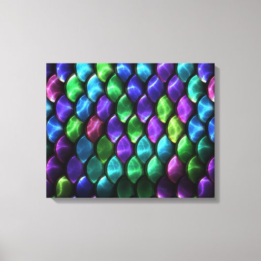 Sci-Fi Armor 2 gewikkeld canvas Afdruk (Voorkant)