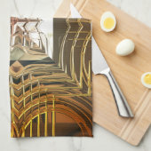 Sci-Fi Art 1 Serviette de cuisine (Quart Plié)