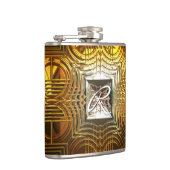 Sci-Fi Art 1 Wrapped Flask Heupfles (Rechts)