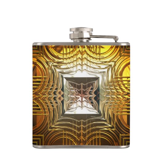 Sci-Fi Art 1 Wrapped Flask Heupfles (Achterkant)