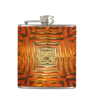 Sci-Fi Art 2 Wrapped Flask Heupfles