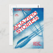 Sci Fi art. Briefkaart (Voorkant / Achterkant)