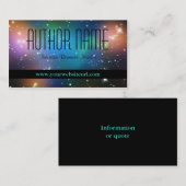 Sci Fi Auteur Visitekaartje (Voorkant / Achterkant)