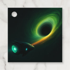 Sci-Fi Black Hole Favoriet Tags – Cosmic Party Bedankjes Labels