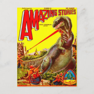  Sci Fi boekomslag Alien Insects Briefkaart