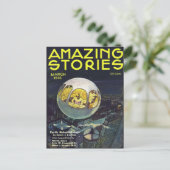  Sci Fi boekomslag in de kunstruimte Briefkaart (Staand voorkant)